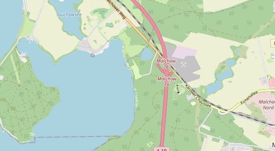 Área para autocaravana en la tarjeta