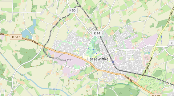 Aire camping-car sur la carte