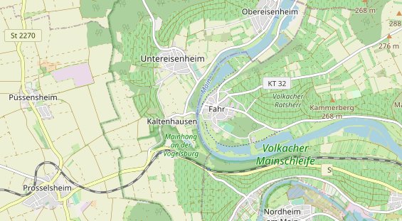 Aire camping-car sur la carte