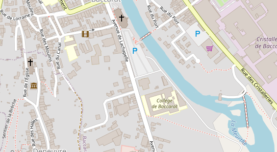 Stellplatz auf Satellitenbild