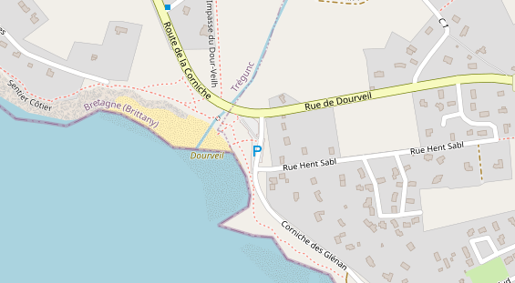 Stellplatz auf Satellitenbild