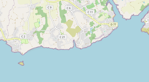 Aire camping-car sur la carte