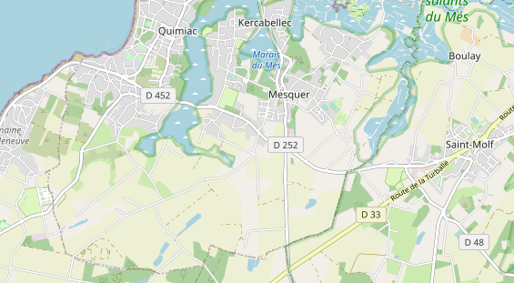 Aire camping-car sur la carte