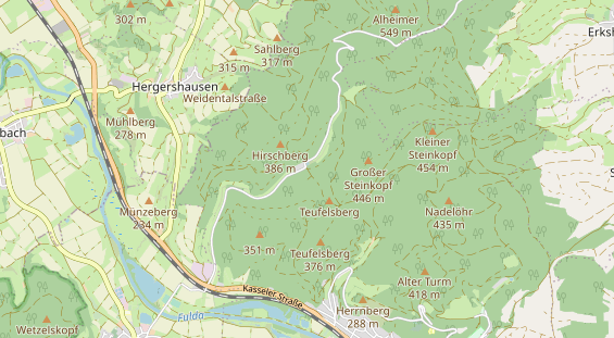 RV park on map