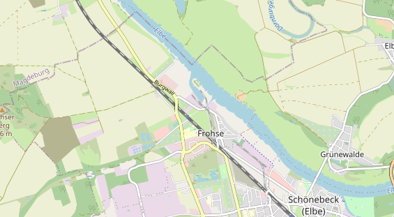 Area di sosta per camper sulla carta