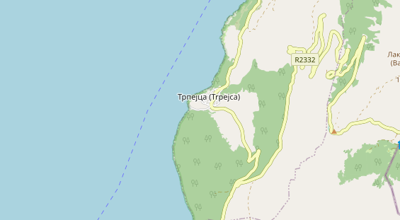 Área para autocaravana en la tarjeta