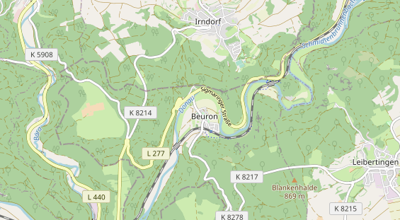 Área para autocaravana en la tarjeta