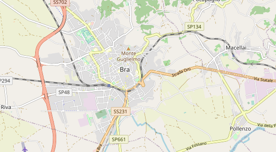 Aire camping-car sur la carte