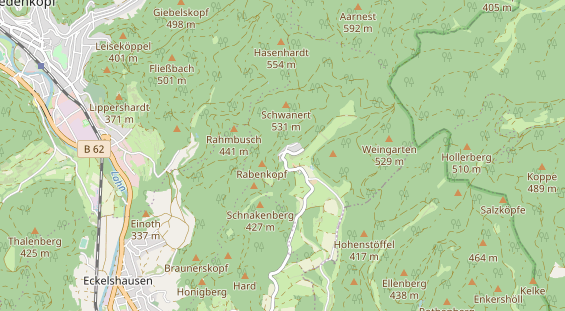 Aire camping-car sur la carte