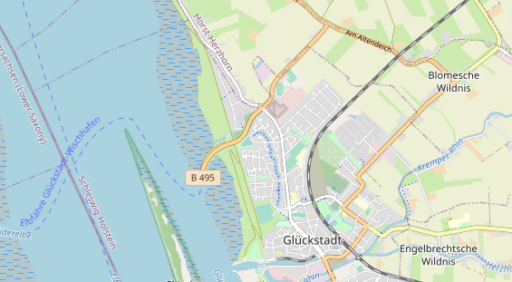 Aire camping-car sur la carte