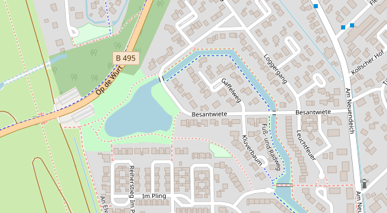 Stellplatz auf Satellitenbild