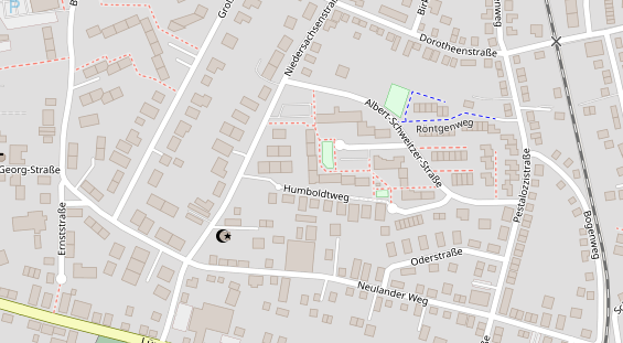 Stellplatz auf Satellitenbild