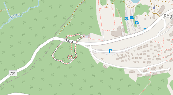 Stellplatz auf Satellitenbild