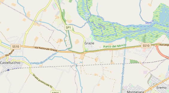 Área para autocaravana en la tarjeta