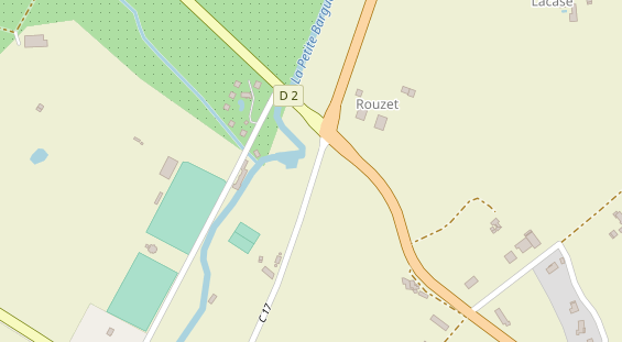 Stellplatz auf Satellitenbild