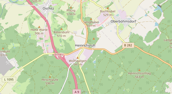 Area di sosta per camper sulla carta