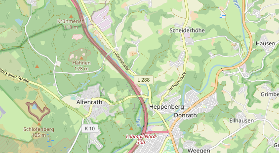 Area di sosta per camper sulla carta