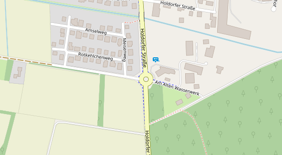 Stellplatz auf Satellitenbild