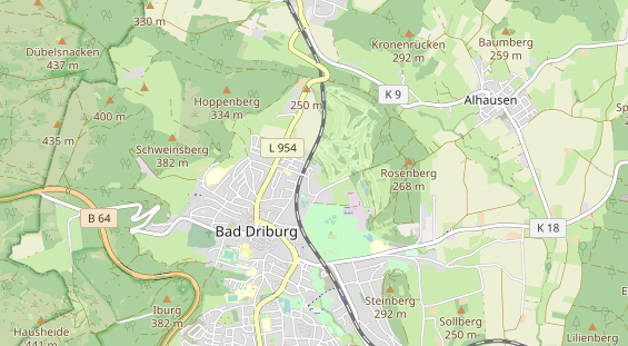 Área para autocaravana en la tarjeta