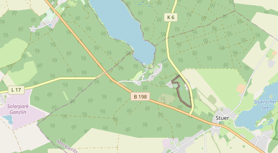 Aire camping-car sur la carte