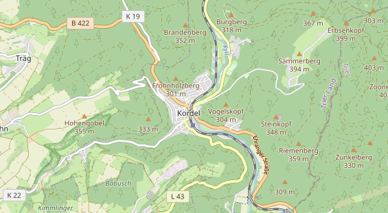 Stellplatz auf Karte