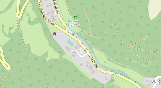 Stellplatz auf Satellitenbild