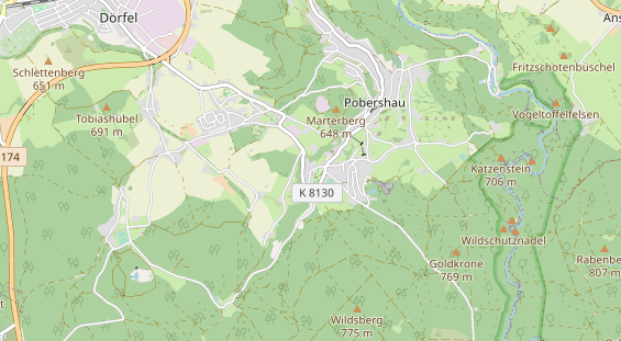 Área para autocaravana en la tarjeta