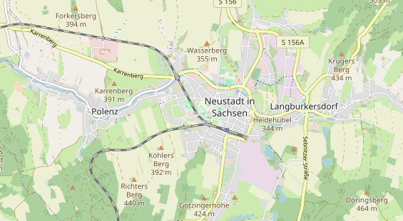 Area di sosta per camper sulla carta