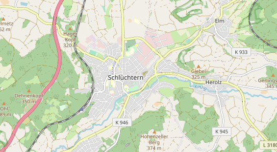 Aire camping-car sur la carte