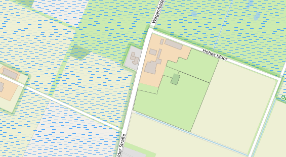 Stellplatz auf Satellitenbild