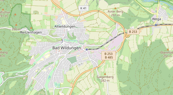 Stellplatz auf Karte