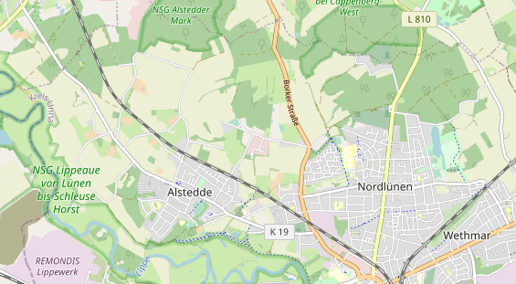 Aire camping-car sur la carte