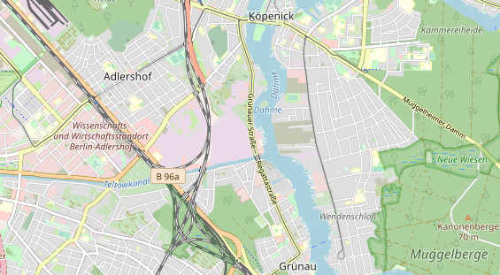 Aire camping-car sur la carte