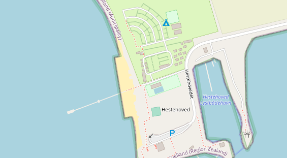 Stellplatz auf Satellitenbild