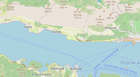 Aire camping-car sur la carte