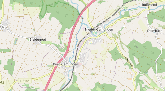 Área para autocaravana en la tarjeta