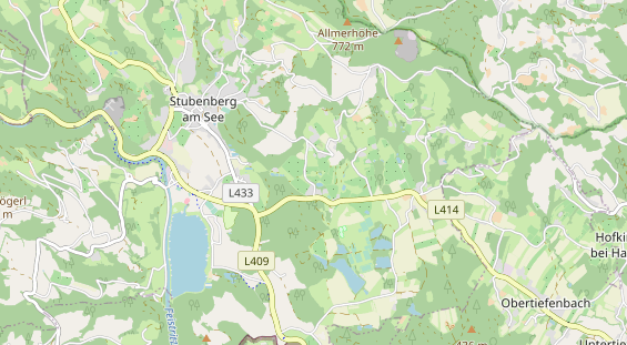 Aire camping-car sur la carte