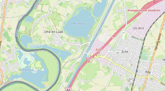 Aire camping-car sur la carte