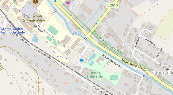 Stellplatz auf Satellitenbild