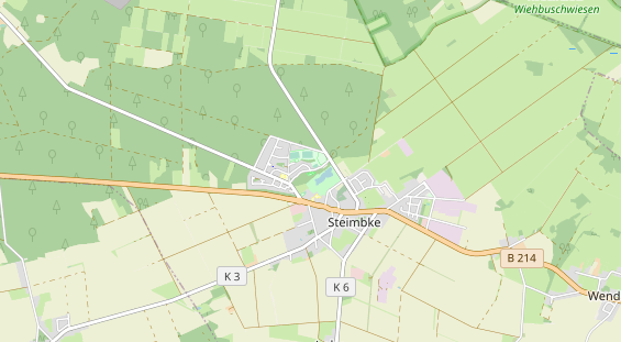 Área para autocaravana en la tarjeta