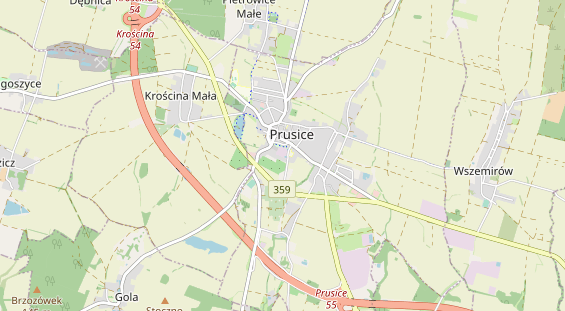 Area di sosta per camper sulla carta