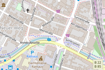 parkeerplaats auf Karte