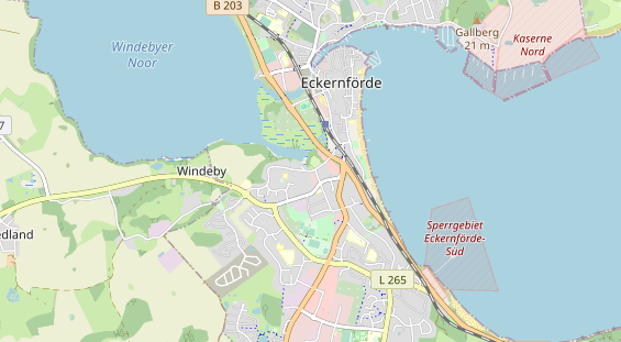 Aire camping-car sur la carte