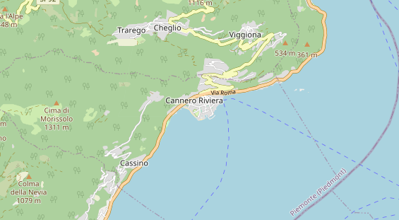 Área para autocaravana en la tarjeta