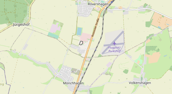 Aire camping-car sur la carte