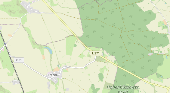 Area di sosta per camper sulla carta