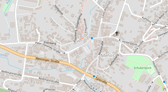 Stellplatz auf Satellitenbild