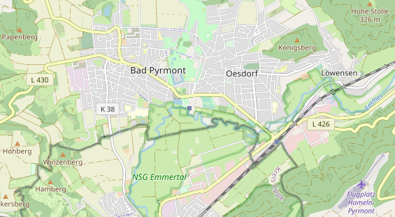 Área para autocaravana en la tarjeta