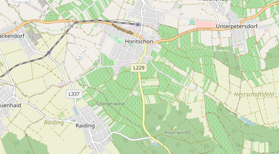 Area di sosta per camper sulla carta