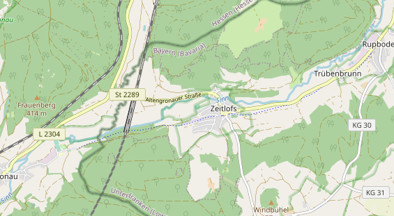 Área para autocaravana en la tarjeta